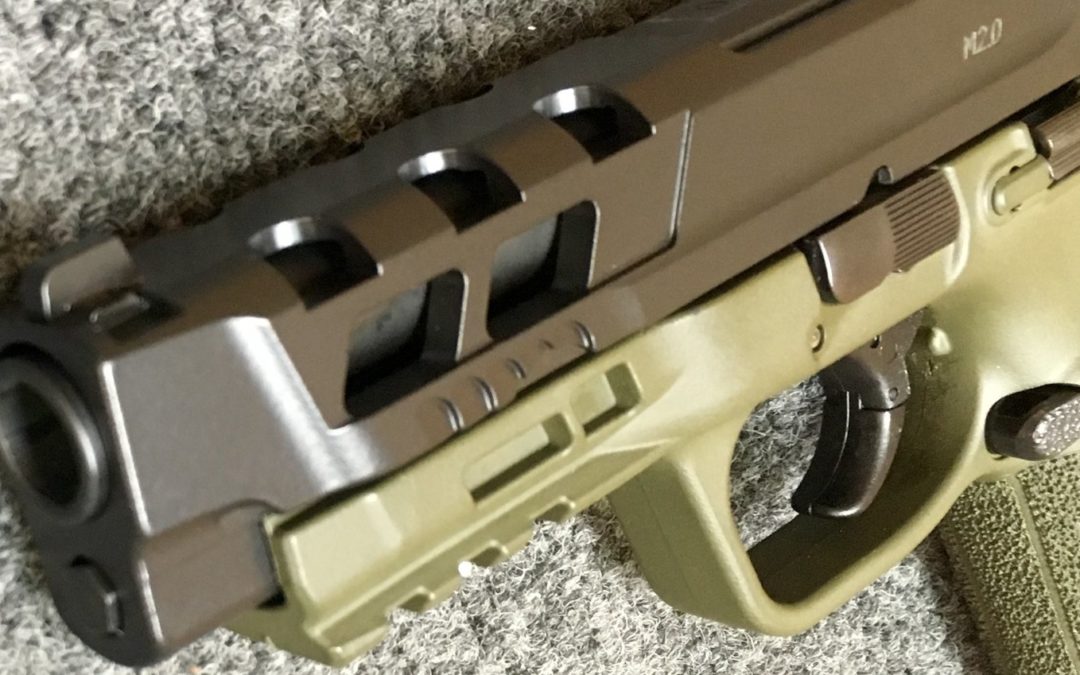 M&P 2.0 Custom Slide Milling + OD GREEN CERAKOTE