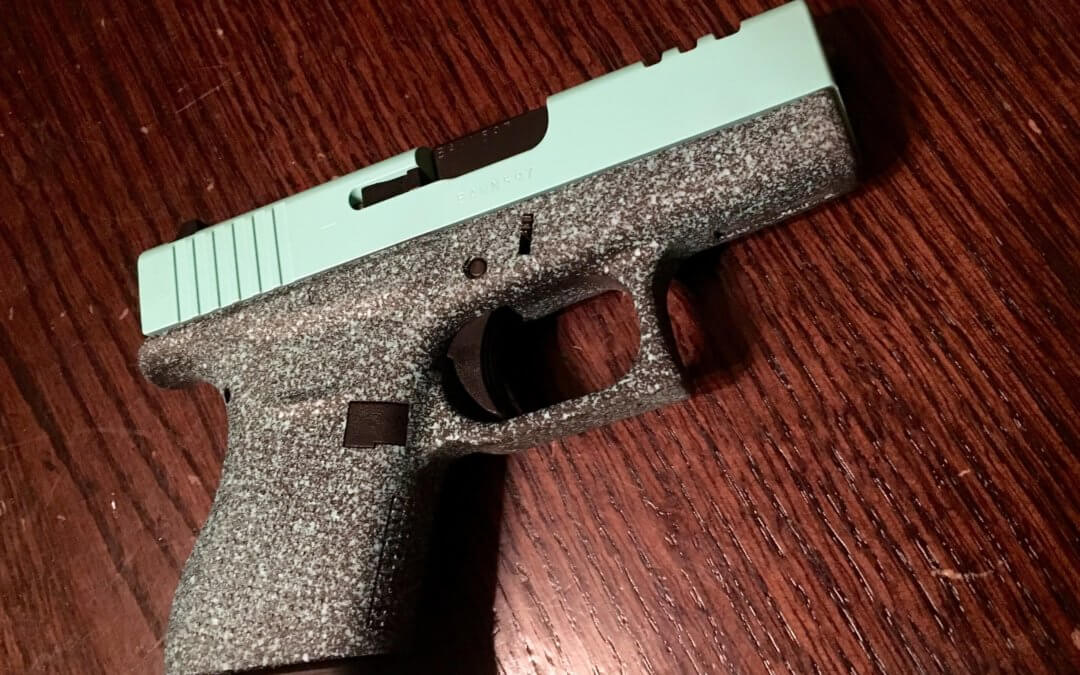 GLOCK 43 ROBINS EGG BLUE CERAKOTE