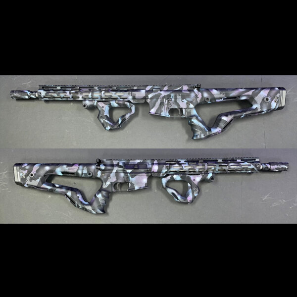 FD15 - Galaxy Tigerstripe - .223 Wylde - 16" Barrel - Hera CQR Gen 2 Stock and front grip - Hera Linear Comp