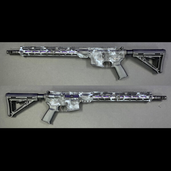 FD15 - Kryptek Typhon - 5.56 NATO - 16" Barrel - Magpul Stock and grip - SI King Comp