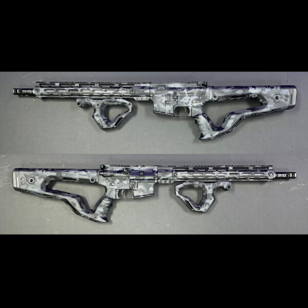 FD15 - Carbon Grey Multicam - .223 Wylde - 16" Barrel - Hera CQR Gen 2 Stock and front grip - Hera Linear Comp