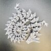 21” 3D Printed Articulating Crystal Dragon - Grey - Image 3