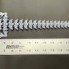 21” 3D Printed Articulating Crystal Dragon - Grey - Image 4