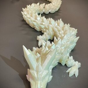 21” 3D Printed Articulating Crystal Dragon - Custom Cerakote - Guncandy Chameleon Hydra