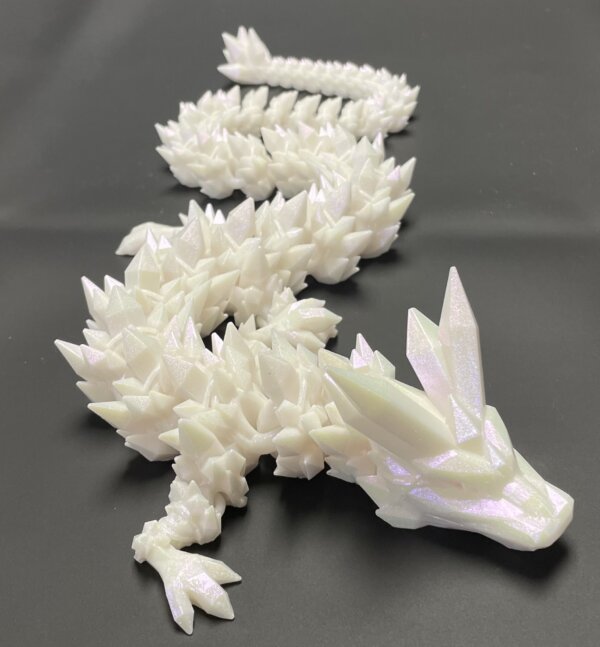 21” 3D Printed Articulating Crystal Dragon - Custom Cerakote - Guncandy Chameleon Pegasus
