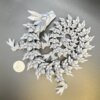 21” 3D Printed Articulating Crystal Dragon - Grey - Image 2