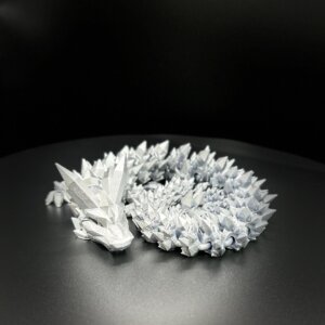 21” 3D Printed Articulating Crystal Dragon - Custom Cerakote - Guncandy Mercury