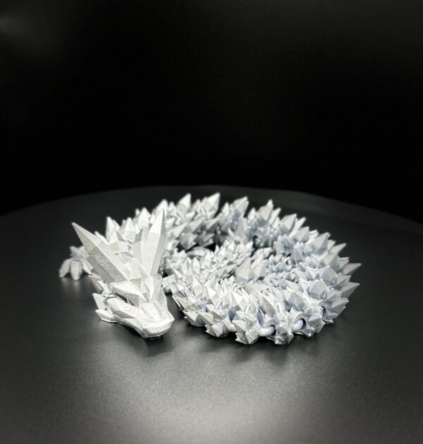 21” 3D Printed Articulating Crystal Dragon - Custom Cerakote - Guncandy Mercury