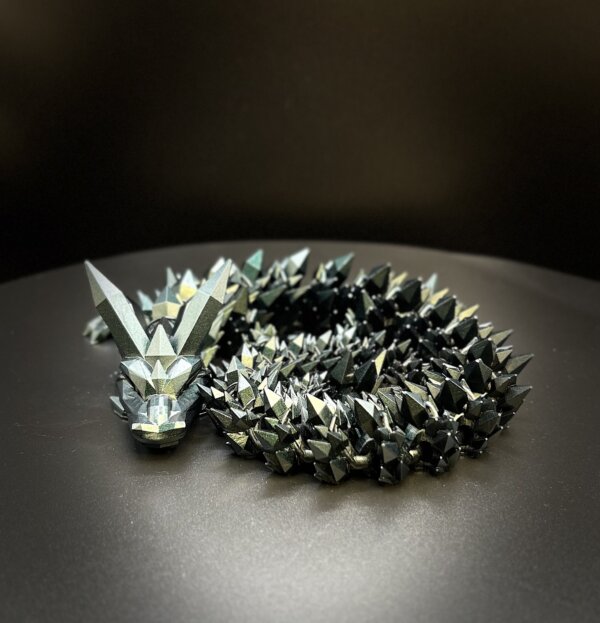 21” 3D Printed Articulating Crystal Dragon - Custom Cerakote - Guncandy Ivy