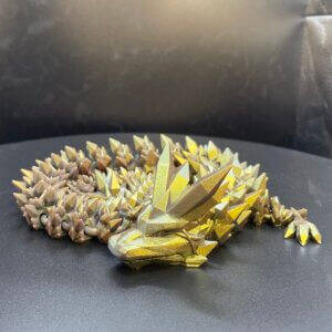 21” 3D Printed Articulating Crystal Dragon - Custom Cerakote - Guncandy Chameleon Caiman